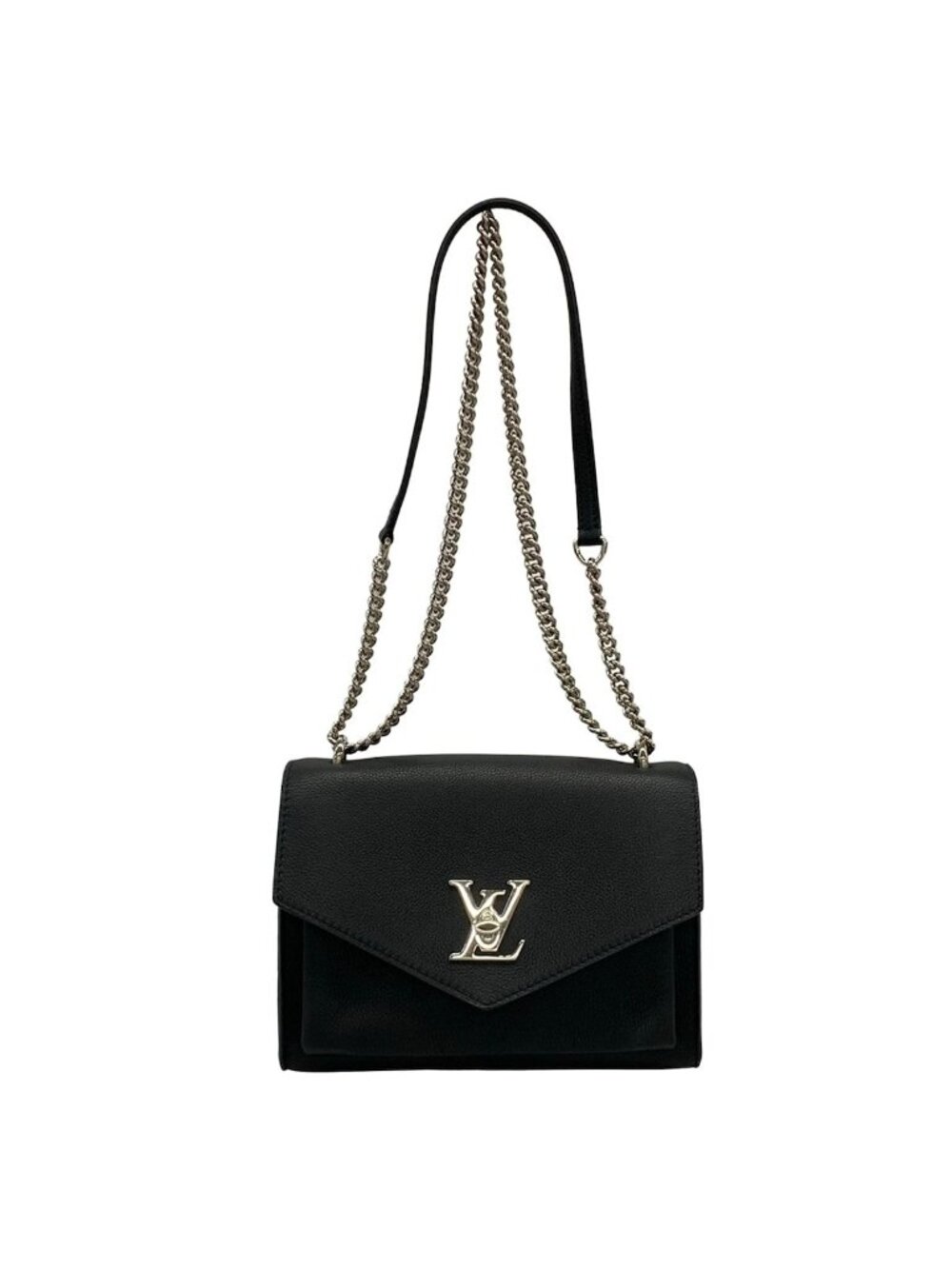Louis Vuitton Shoulder Bag Lockme My BB Noir Leather